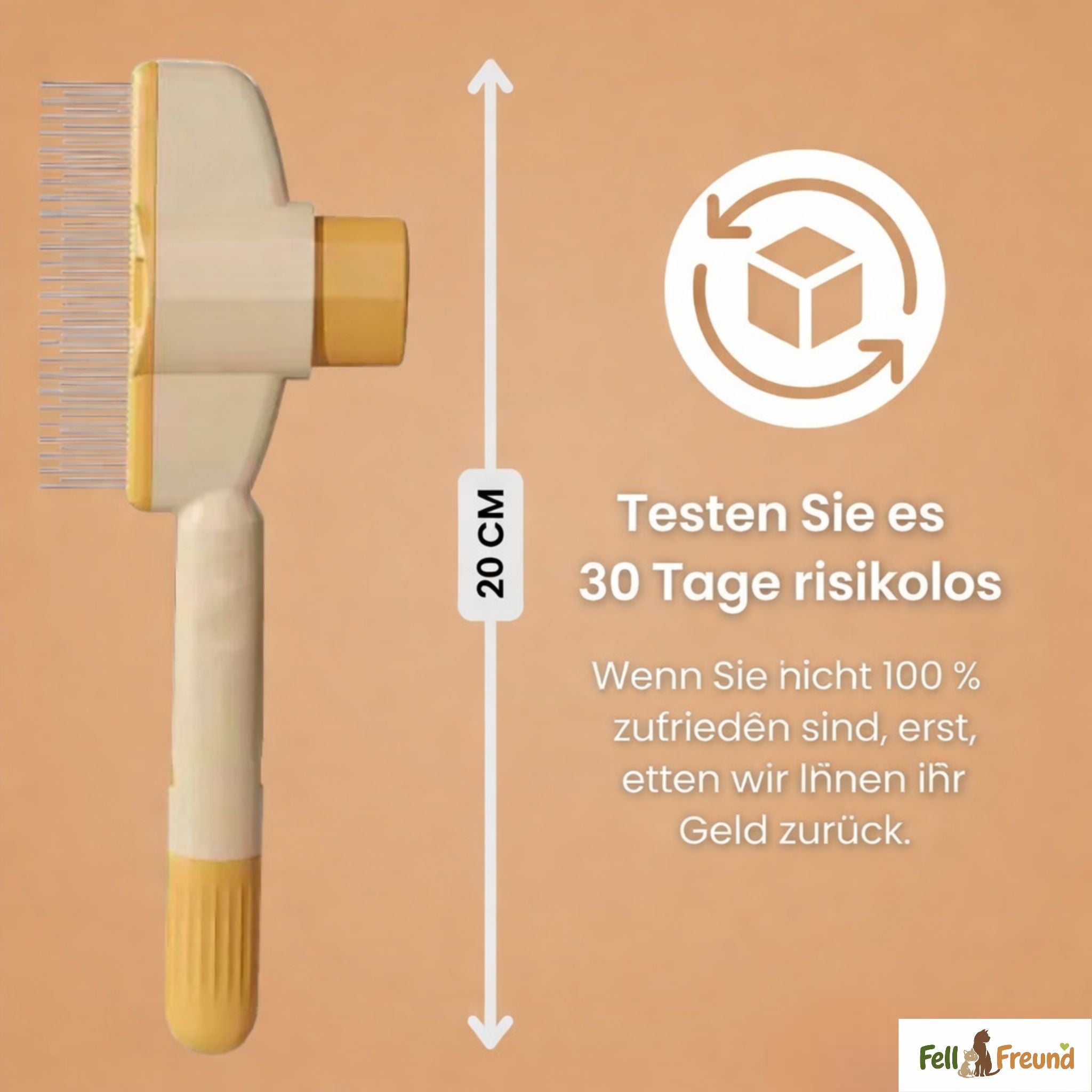 SmartBrush™ – Anti-Haarbürste für lose Unterwolle