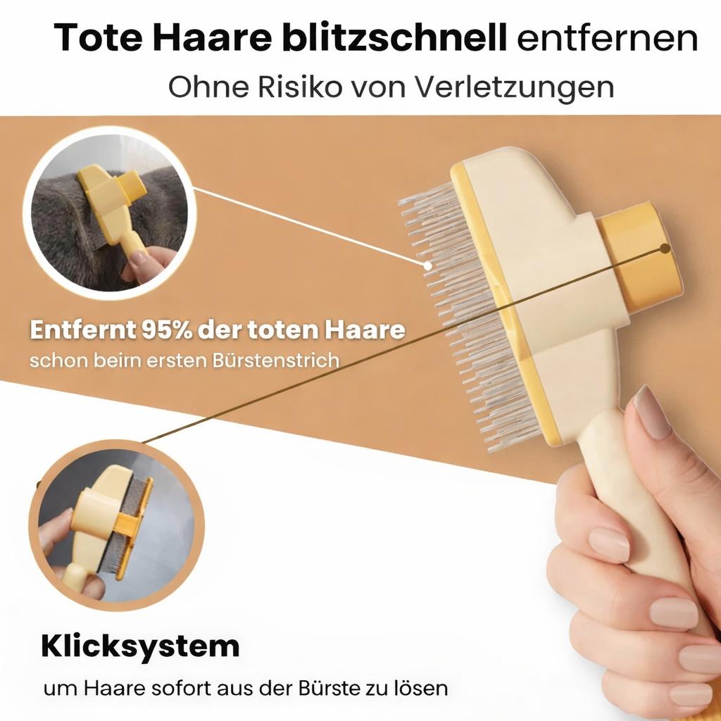 SmartBrush™ – Anti-Haarbürste für lose Unterwolle